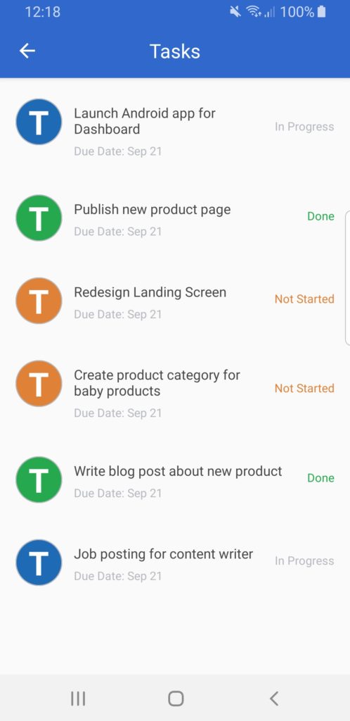 task manager android